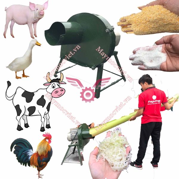 Máy băm chuối, nghiền ngô đa năng SAVI BN215