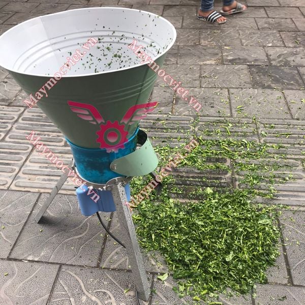 Máy băm cỏ voi, rau, lục bình dạng phễu BP500