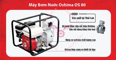 MÁY BƠM NƯỚC CHỐNG ÚNG OSHIMA OS 80
