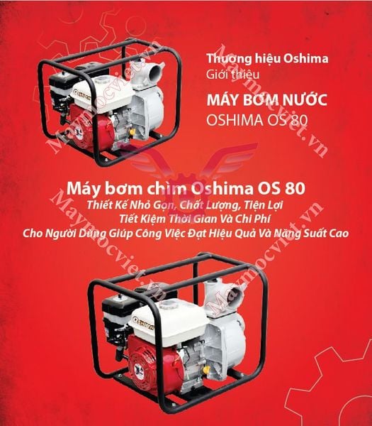 MÁY BƠM NƯỚC CHỐNG ÚNG OSHIMA OS 80