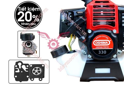 MÁY CẮT CỎ OSHIMA 330 BẠC