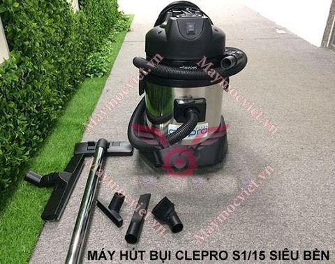 Máy hút bụi khô và ướt Clepro S1/15 15 lít