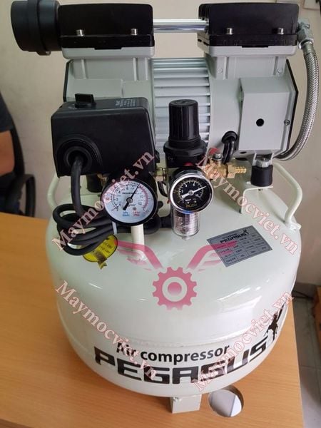 MÁY NÉN KHÍ KHÔNG DẦU GIẢM ÂM PEGASUS TM- OF550 -40L