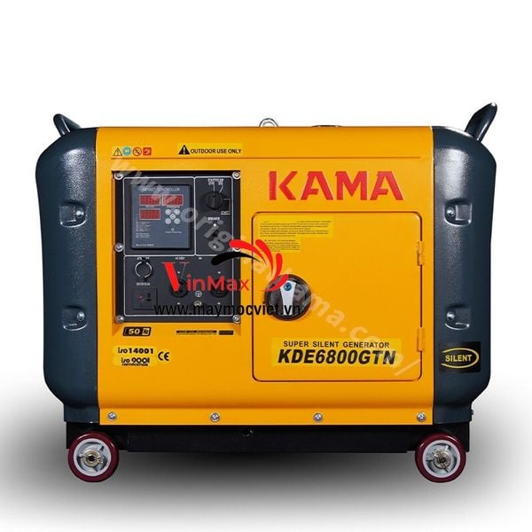 Máy phát điện siêu cách âm chống ồn KAMA KDE6800GTN