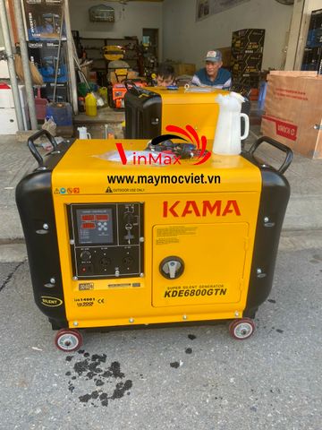Máy phát điện siêu cách âm chống ồn KAMA KDE6800GTN