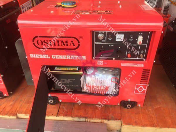 Máy phát điện chạy dầu có vỏ cách âm chống ồn Oshima OS- 8500NEW