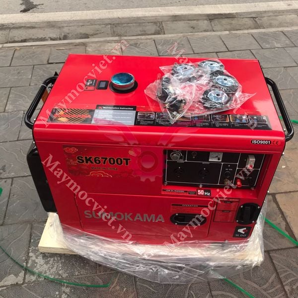 Máy phát điện 5kw chạy dầu Sumokama SK6700T