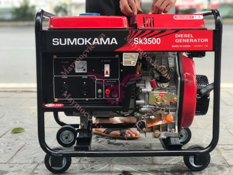 Máy Phát Điện Chạy Dầu 3Kw Sumokama SK3500