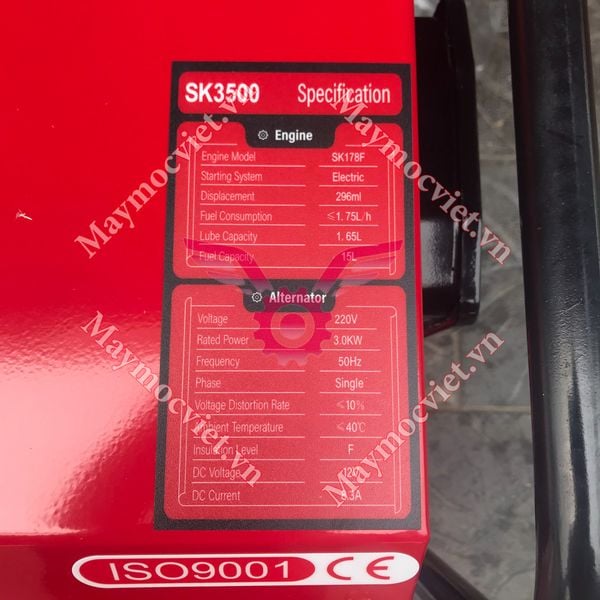 Máy Phát Điện Chạy Dầu 3Kw Sumokama SK3500