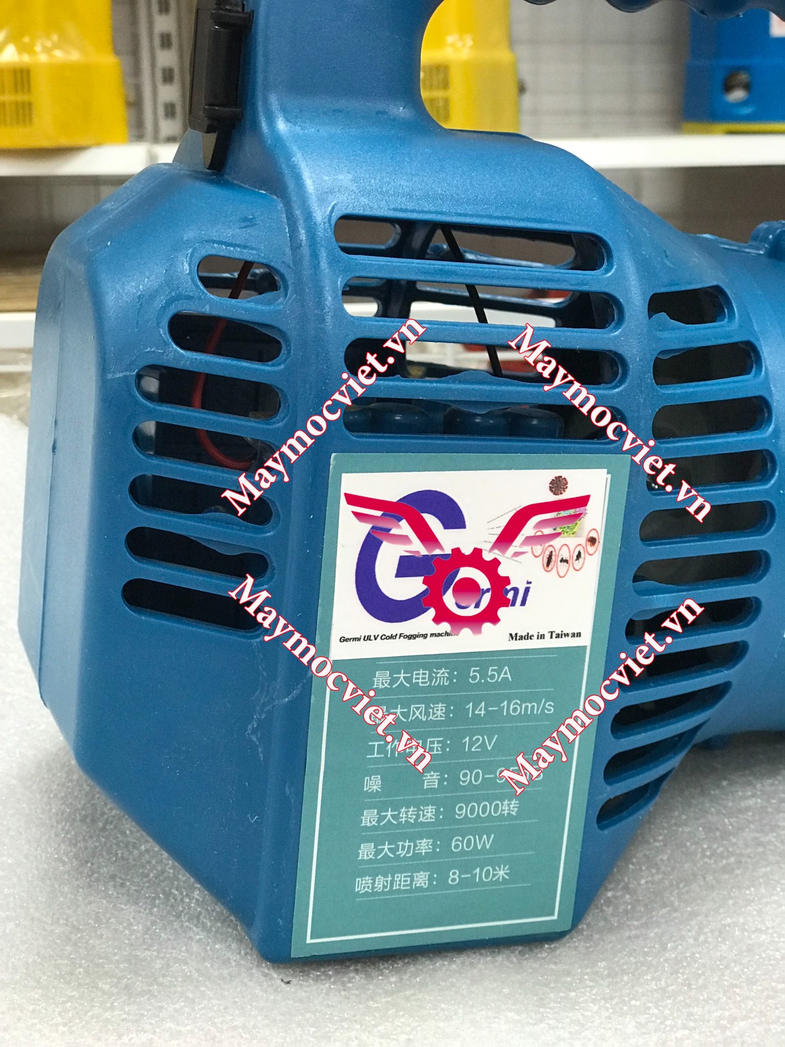 Đầu phun sương di động siêu mịn VM GERMI 60W – Vinmax- maymocviet.vn