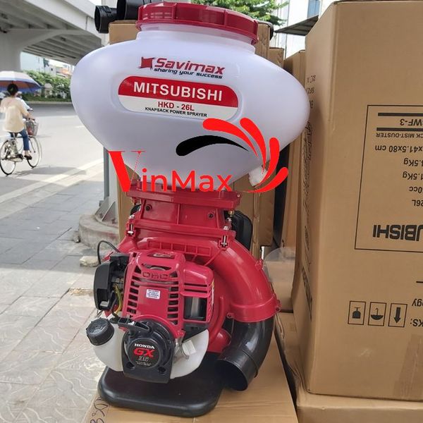 Bình xịt xạ phân MITSUBISHI HKD-26L động cơ 4 thì Honda GX35