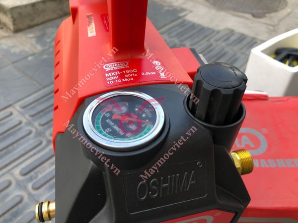 Máy xịt rửa xe Oshima OS-190C ( có chỉnh áp )