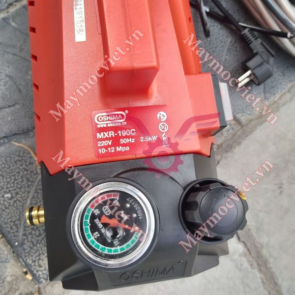 Máy xịt rửa xe Oshima OS-190C ( có chỉnh áp )