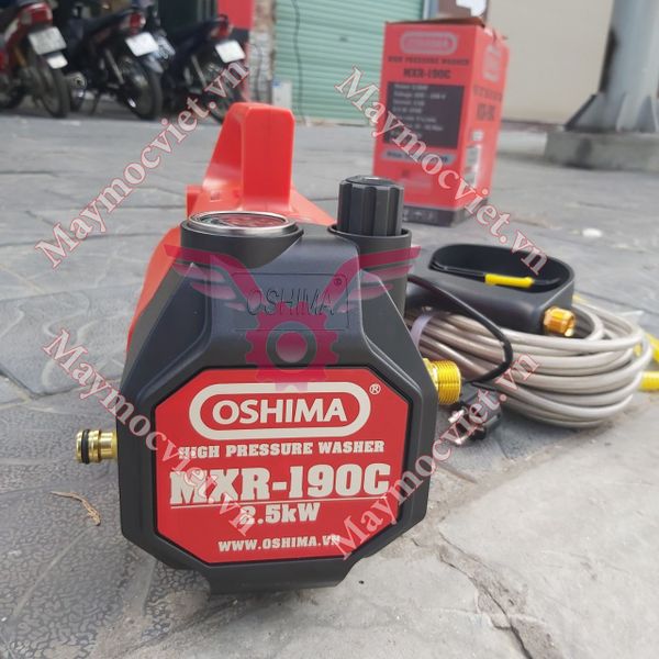 Máy xịt rửa xe Oshima OS-190C ( có chỉnh áp )
