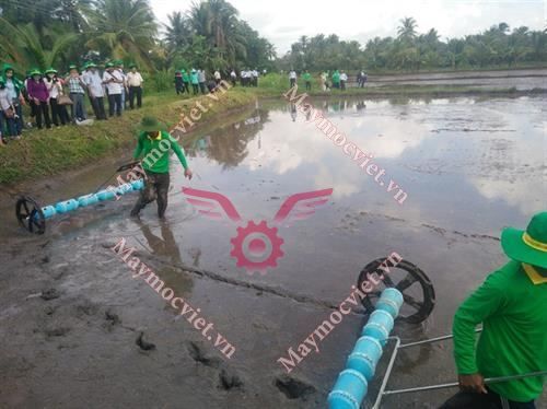 Thiết bị gieo hạt, sạ lúa thẳng hàng 6 trống