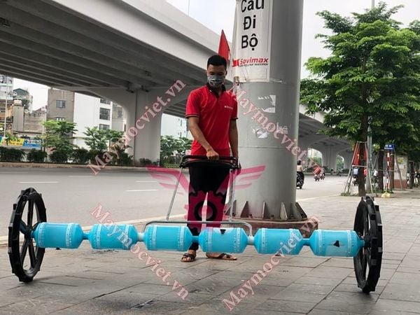 Thiết bị gieo hạt, sạ lúa thẳng hàng 6 trống