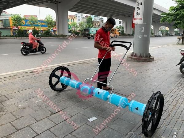 Thiết bị gieo hạt, sạ lúa thẳng hàng 6 trống