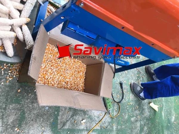 Máy tách hạt ngô 1 cửa nạp Vinmax TN750W