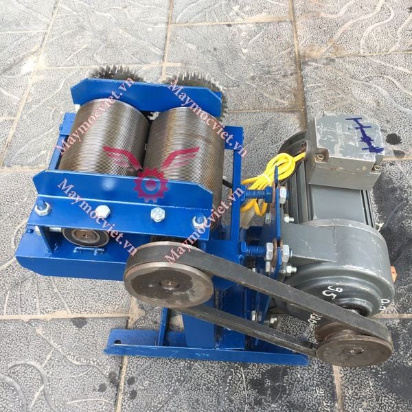 Máy thái bì heo, da heo chạy motor TB400