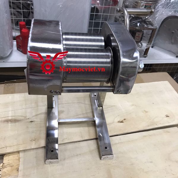 Máy thái bì lợn quay tay bằng Inox VinMax TB1100