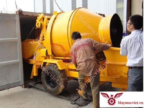 Máy trộn bê tông JZC 350 gầu lật