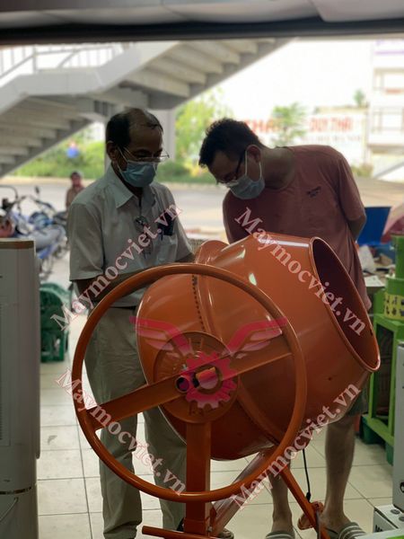 Máy trộn bê tông mini MT120