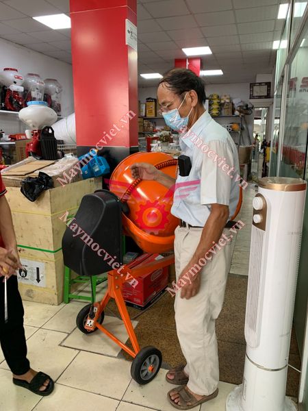 Máy trộn bê tông mini MT120