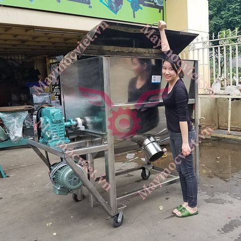 Máy trộn nguyên liệu inox 150kg/ mẻ TVM-150I
