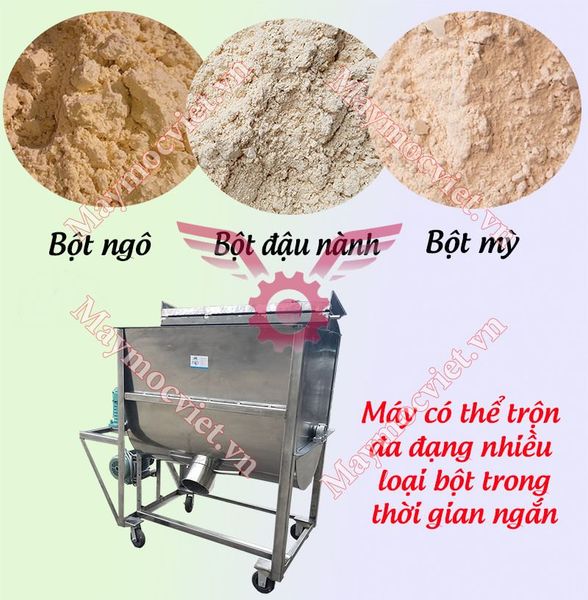 Máy trộn nguyên liệu inox 150kg/ mẻ TVM-150I