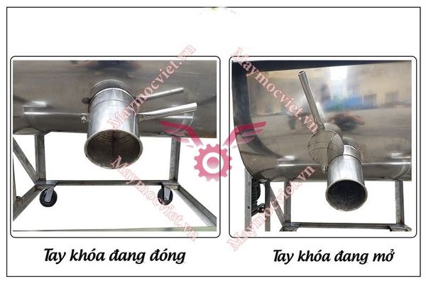 Máy trộn nguyên liệu inox 150kg/ mẻ TVM-150I