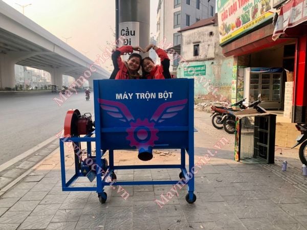 Máy trộn giá thể, thức ăn chăn nuôi TVM-150