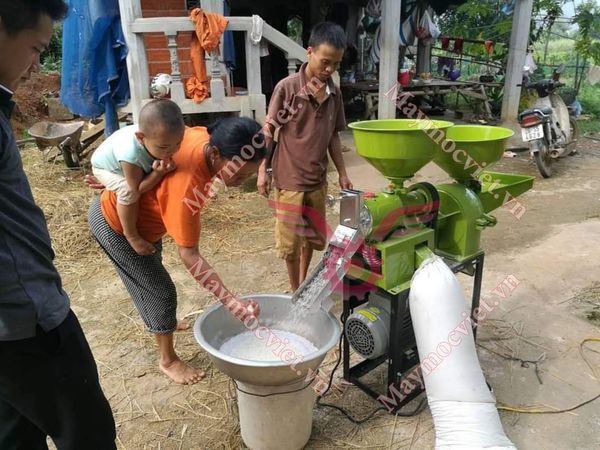 Máy xát gạo mini 2 chức năng 6NF-41