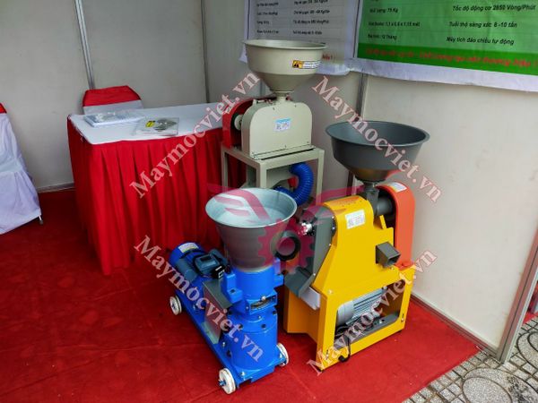 Máy xát gạo mini liên hoàn 6N40-D