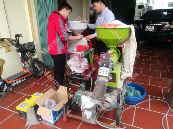 Máy xát gạo mini 2 chức năng 6NF-41