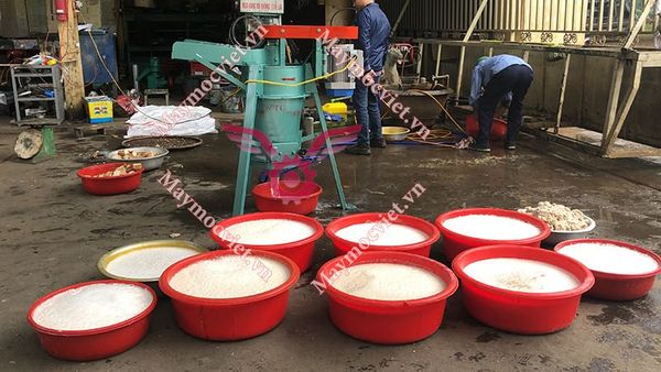 Máy xay vắt nghệ, sắn dây liên hoàn 11KW MEVM3P