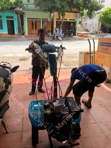 Máy xới đất Huspanda HXD950H chạy dầu chuyển hướng