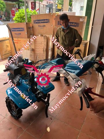 Máy xới đất Huspanda HXD980H chạy dầu chuyển hướng