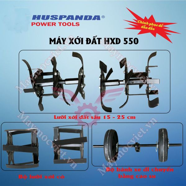 Máy Xới Đất Chạy Xăng Huspanda HXD550