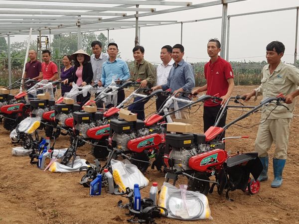 Máy vun luống Mitsubishi Nhật Bản VM655MS