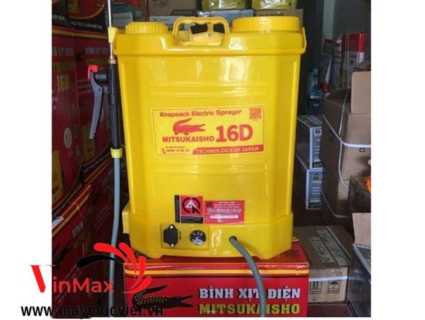 Bình Phun Xịt Điện Mitsukaisho 16D dung tích 16 lít