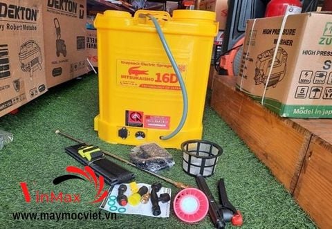 Bình Phun Xịt Điện Mitsukaisho 16D dung tích 16 lít