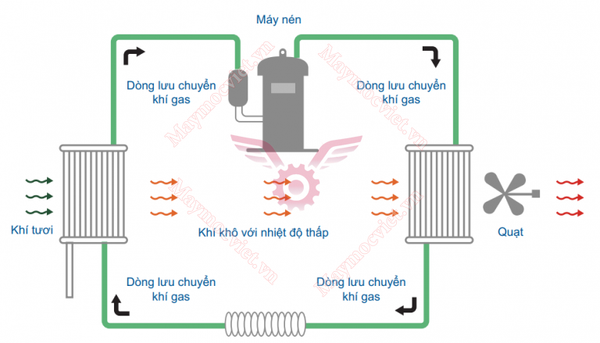 Máy hút ẩm công nghiệp DeAir.RE-50 (50 lít/ngày, 860W)