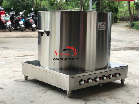 Nồi luộc bánh chưng Vinmax 400L 380V dạng tròn