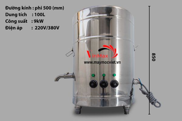 Nồi nấu cháo, nấu sữa, nấu nước thảo mộc gà ủ muối Vinmax