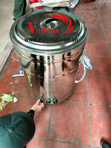 Nồi nấu cháo, nấu sữa, nấu nước thảo mộc gà ủ muối Vinmax