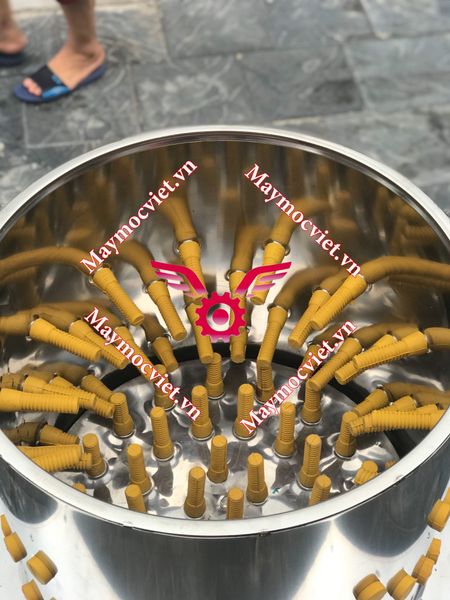 Máy vặt lông gà, vịt cao cấp VinMax  ( loại buli đôi 2 rãnh)
