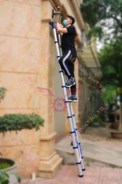 Thang nhôm rút đơn Nikawa NK-48