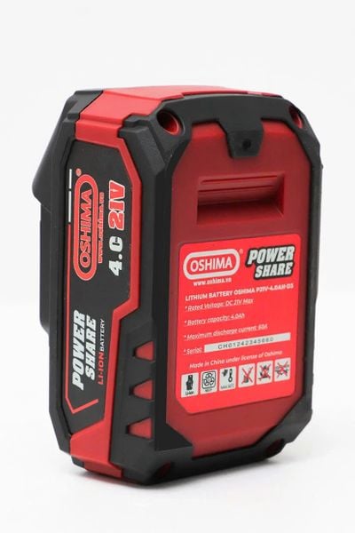 Pin lithium Oshima P21V-4.0 AH-D3