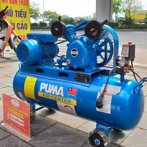 Máy Nén Khí Dây Đai 3HP Puma 80L V-0.25/8