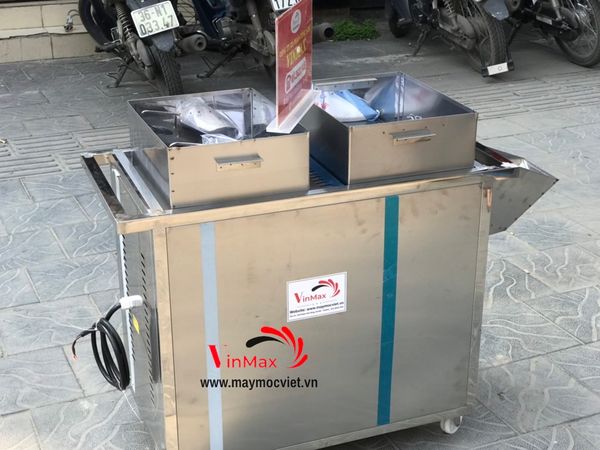 Máy rang hạt, dược liệu chạy điện 10kg Vinmax VMR10